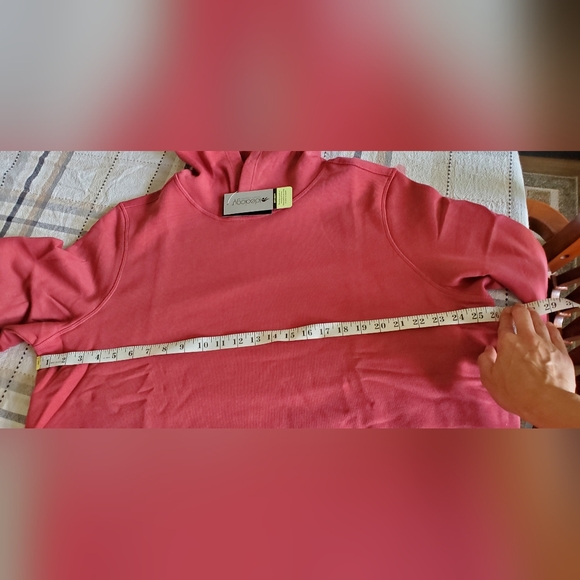 IDEOLOGY ROSETTA RED HOODIE SWEATSHIRT NWT 2X - Picture 6 of 7